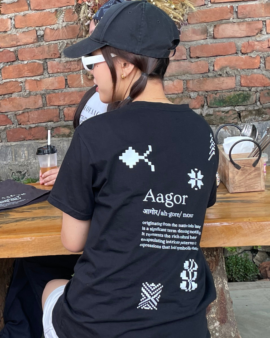 Oversized 'What's your Aagor ?' T-Shirt