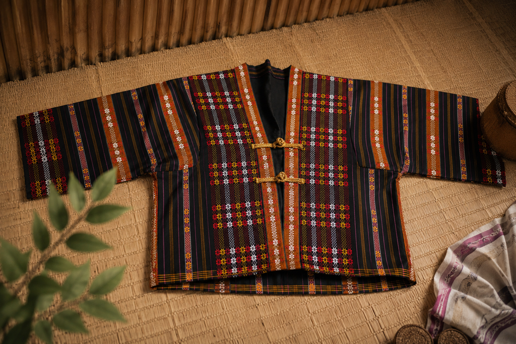 FULL AAGOR KIMONO- BLACK EMBER