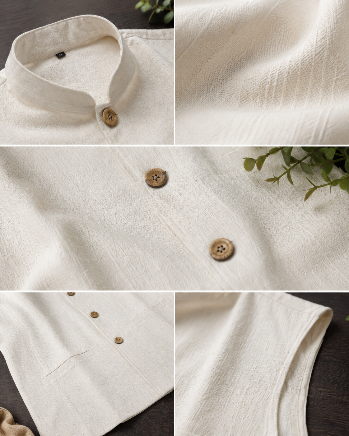 PURE ERI SILK WAIST COAT/ NEHRU JACKET