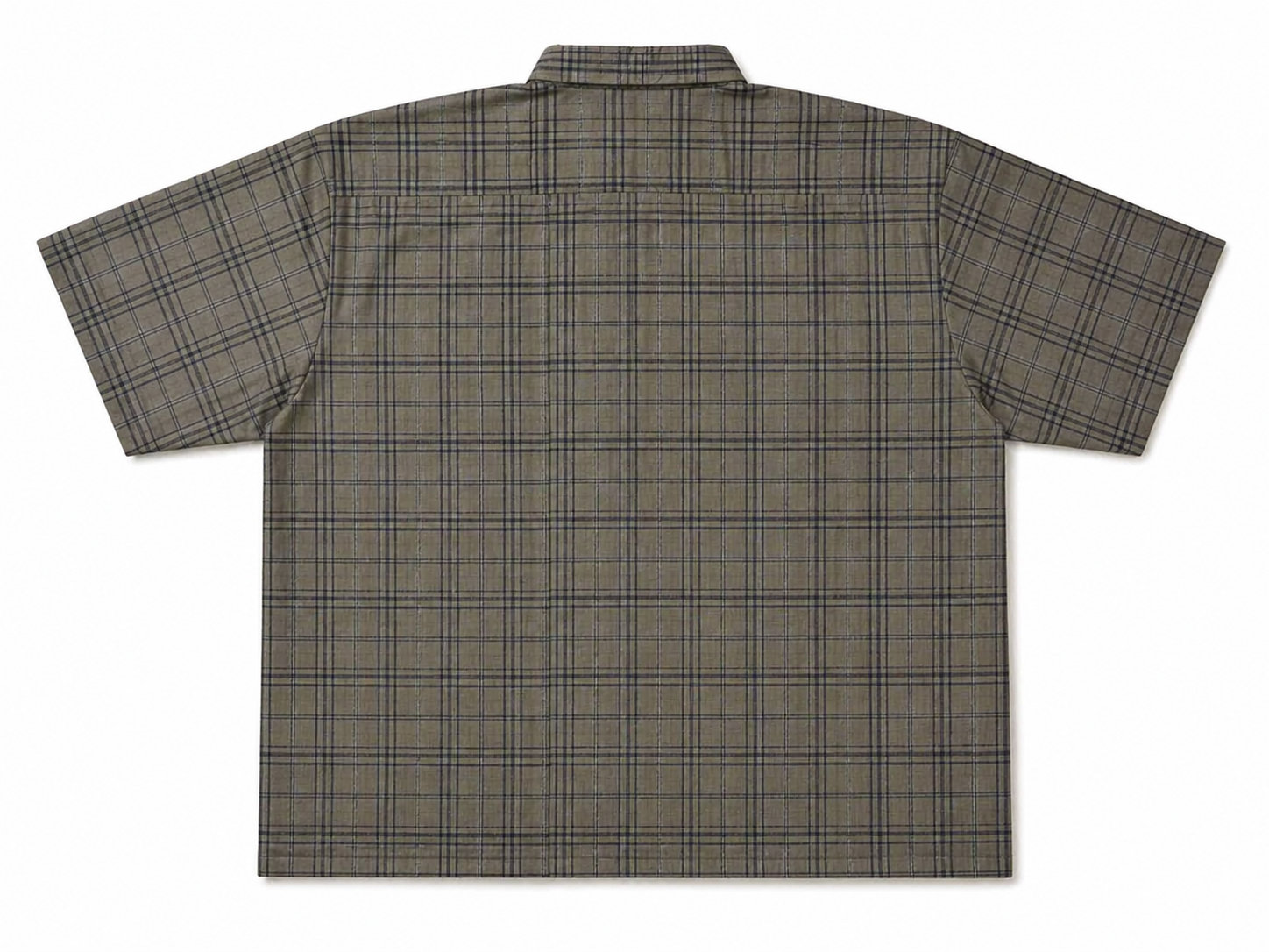 MODERN CHEONGSAM BOXY SHIRT OLIVE GREY