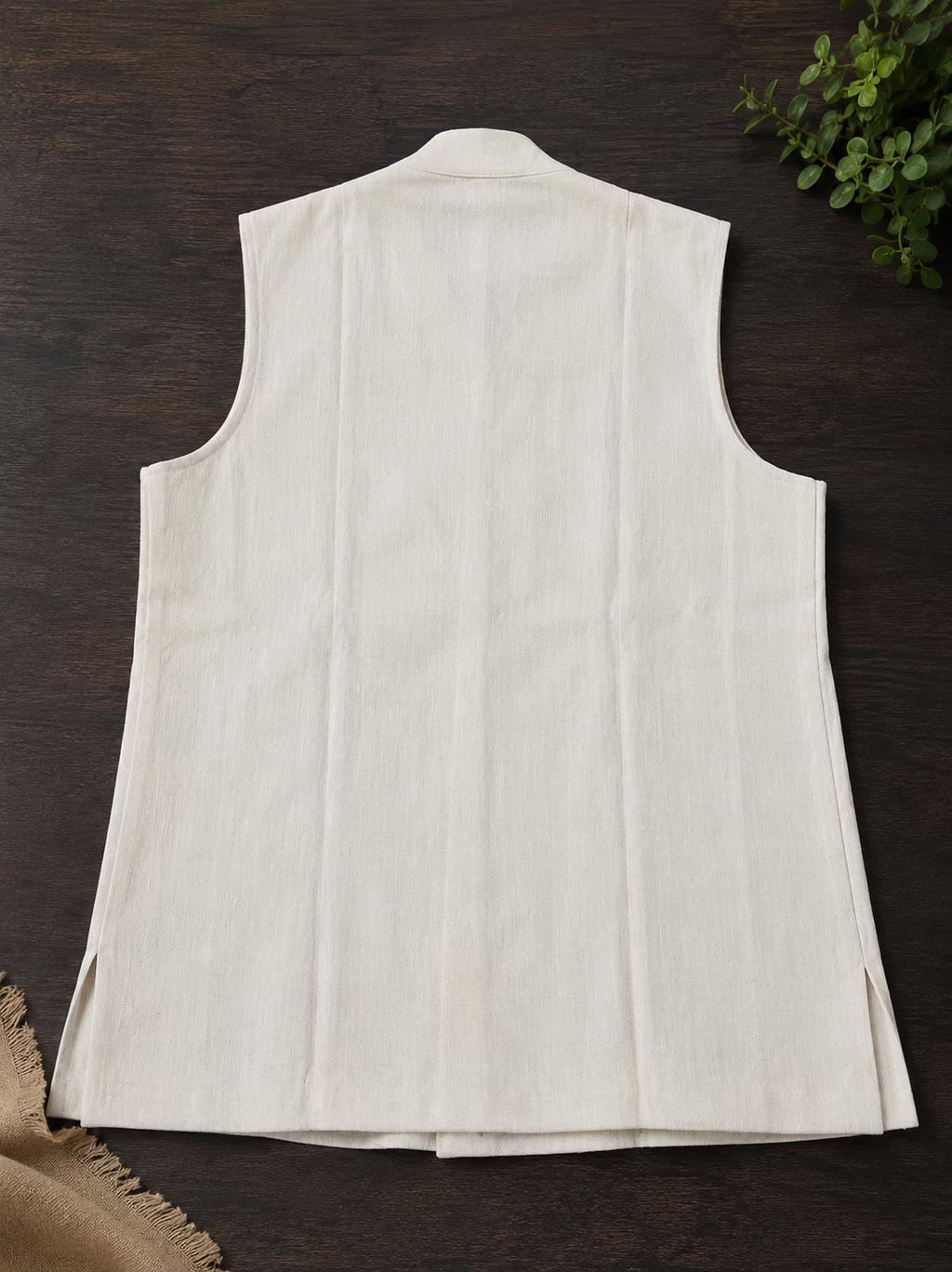 PURE ERI SILK WAIST COAT/ NEHRU JACKET