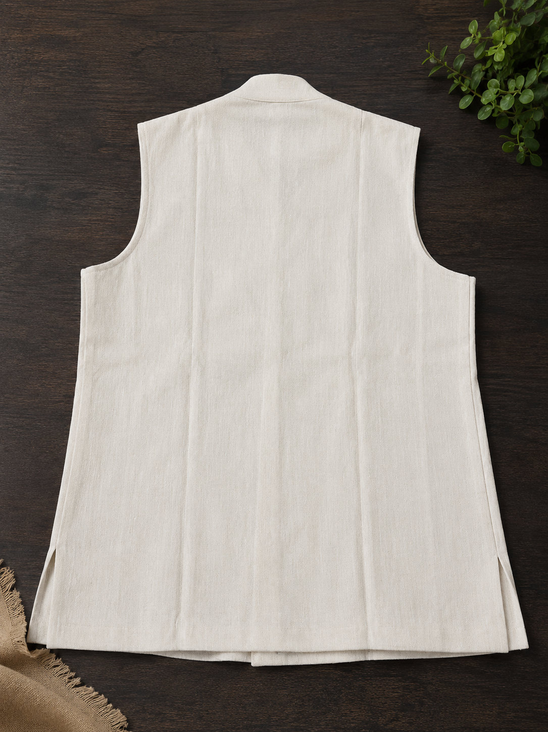 PURE ERI SILK WAIST COAT/ NEHRU JACKET