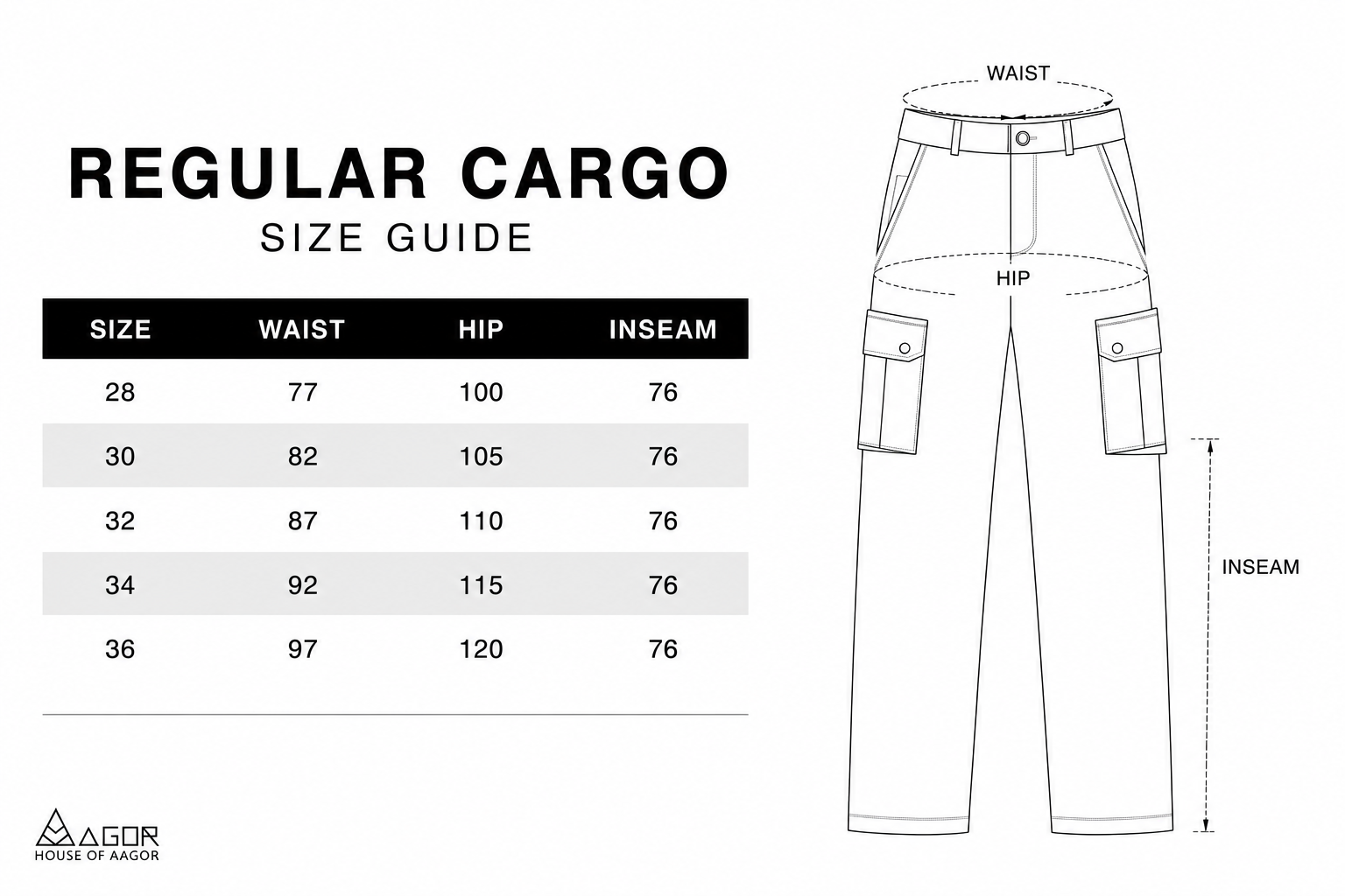 Cargo Pant Black