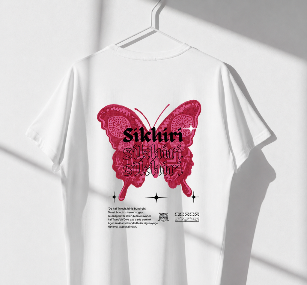 Oversized 'Sikhiri' Couple T-Shirt