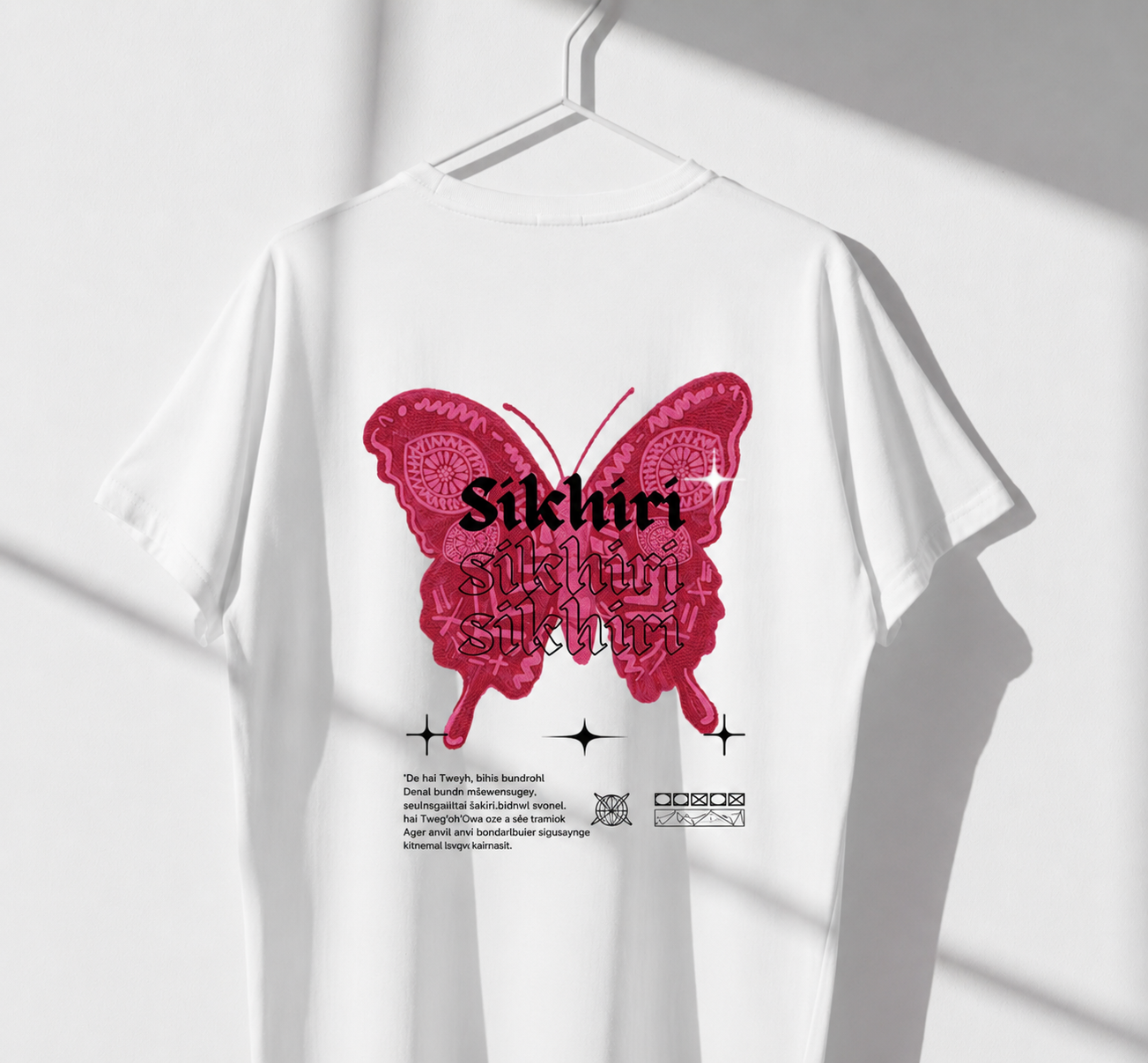Oversized 'Sikhiri' Couple T-Shirt