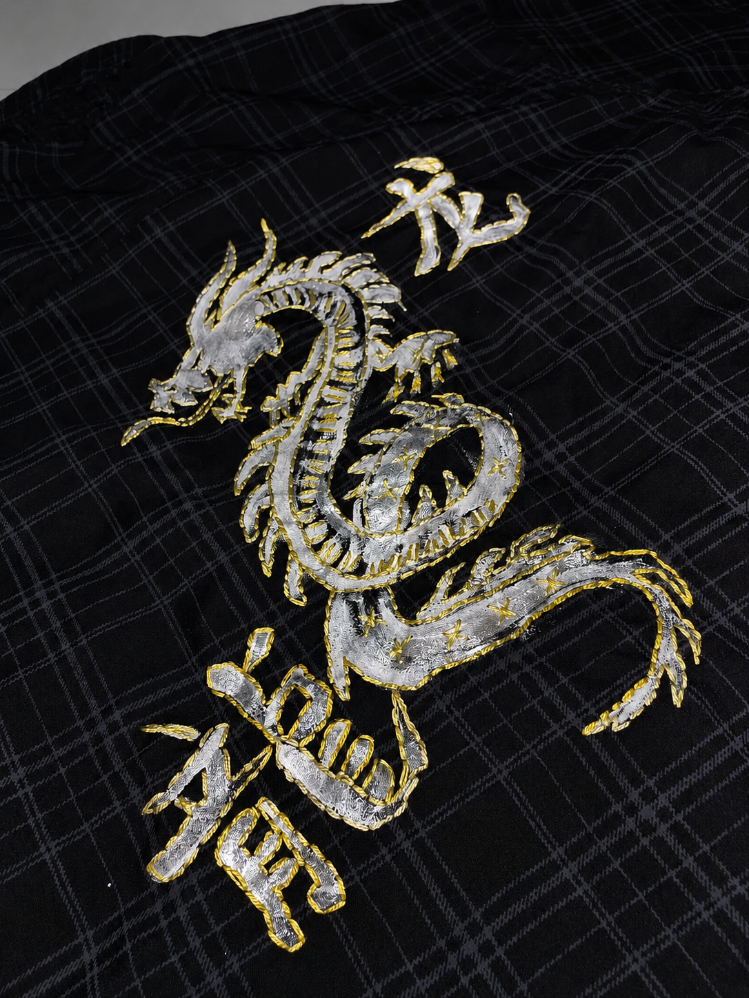 MODERN CHEONGSAM BOXY SHIRT BLACK SWAN