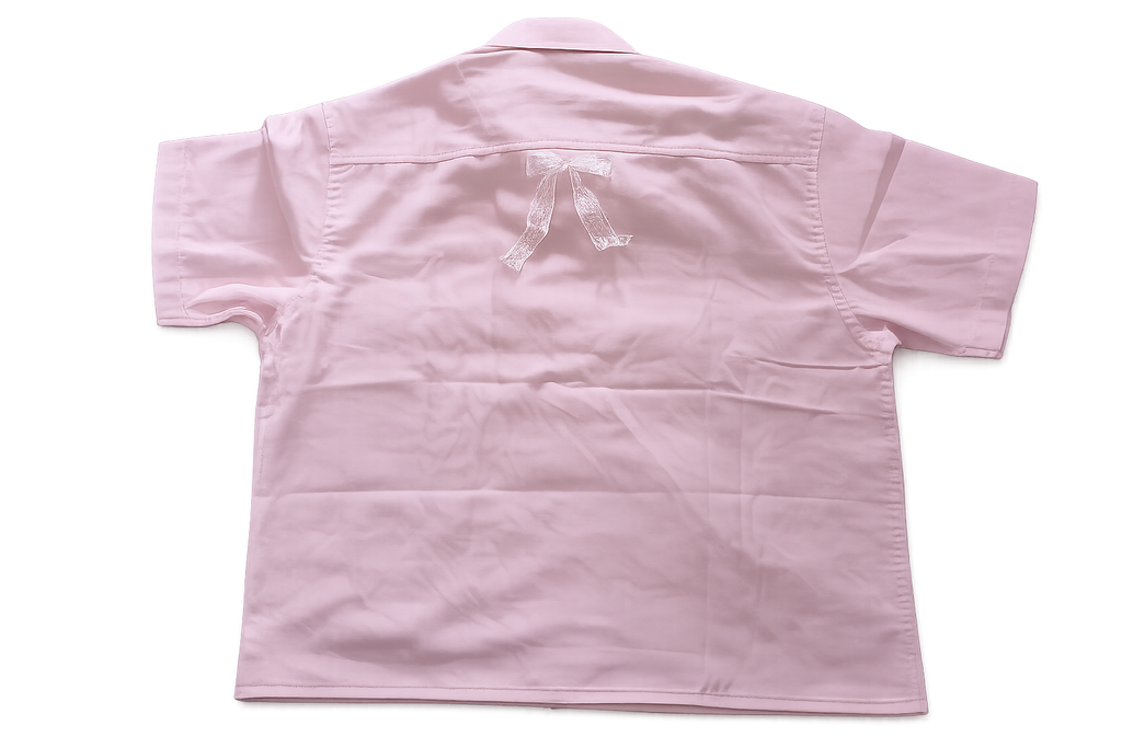 FORMAL CHEONGSAM BOXY SHIRT -PINK