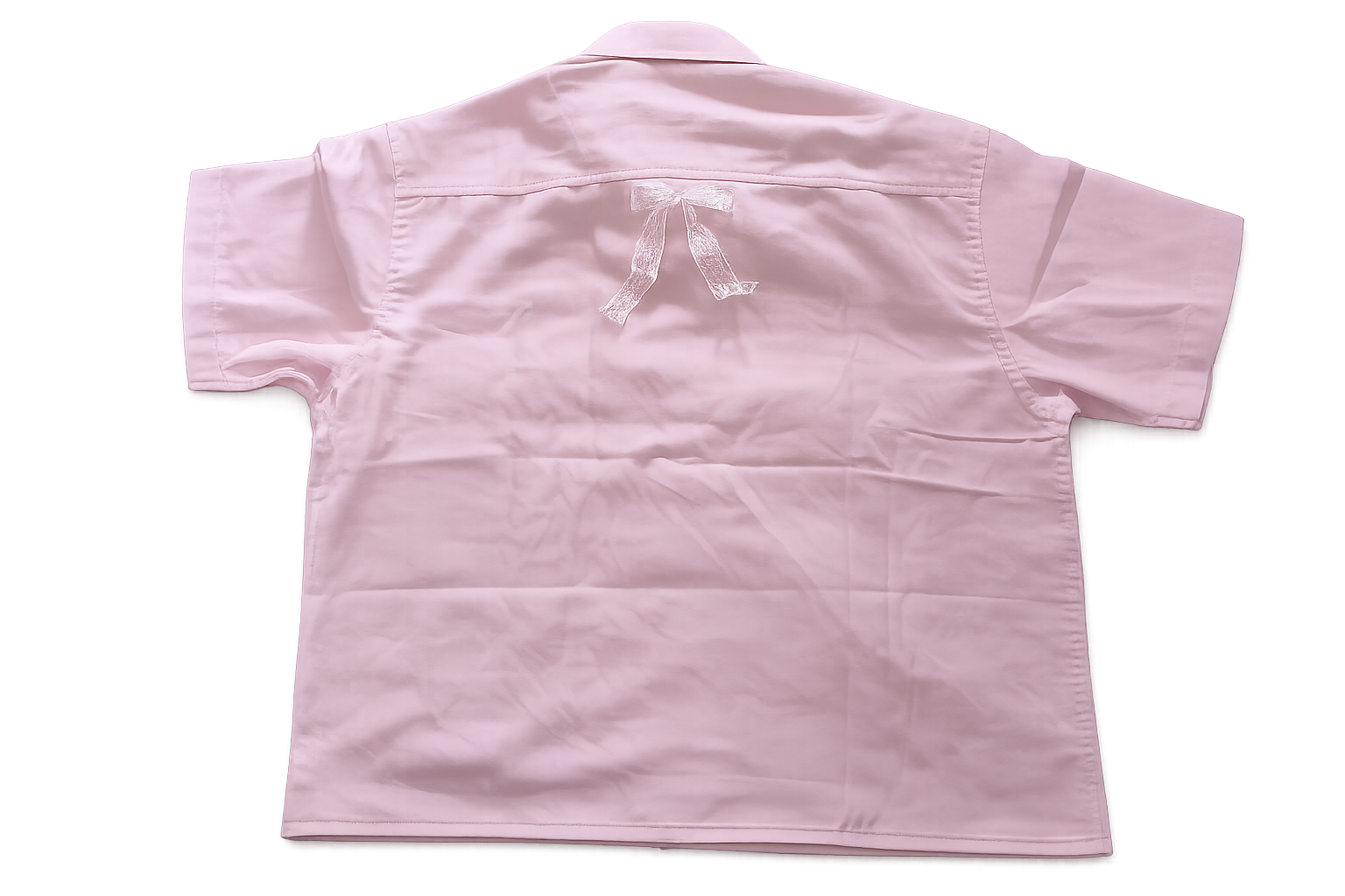 FORMAL CHEONGSAM BOXY SHIRT -PINK