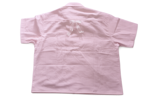 FORMAL CHEONGSAM BOXY SHIRT -PINK
