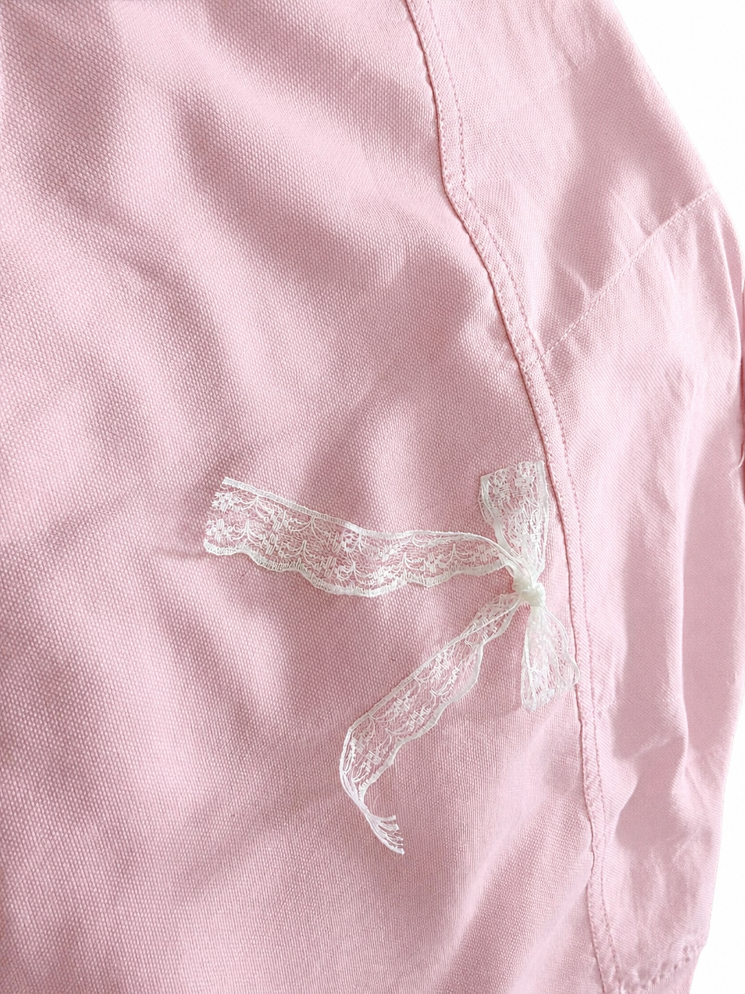 FORMAL CHEONGSAM BOXY SHIRT -PINK