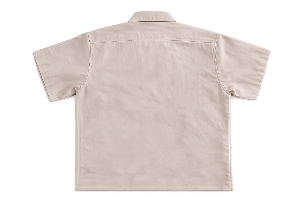 FORMAL CHEONGSAM BOXY SHIRT - Beige
