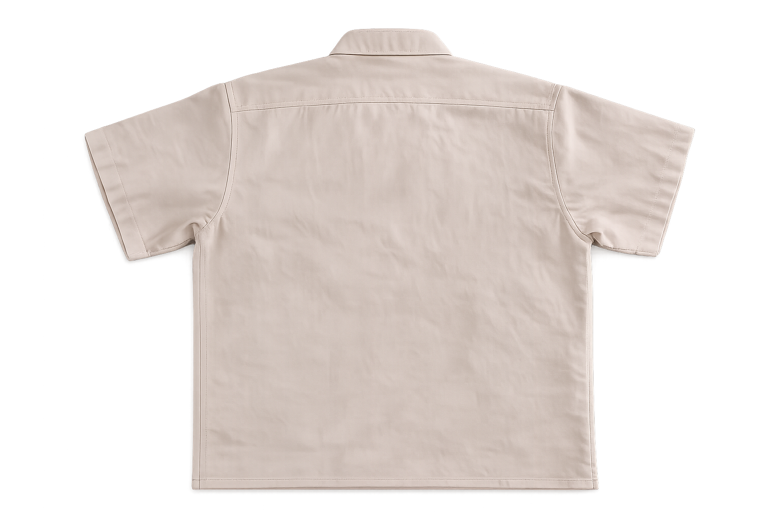 FORMAL CHEONGSAM BOXY SHIRT - Beige