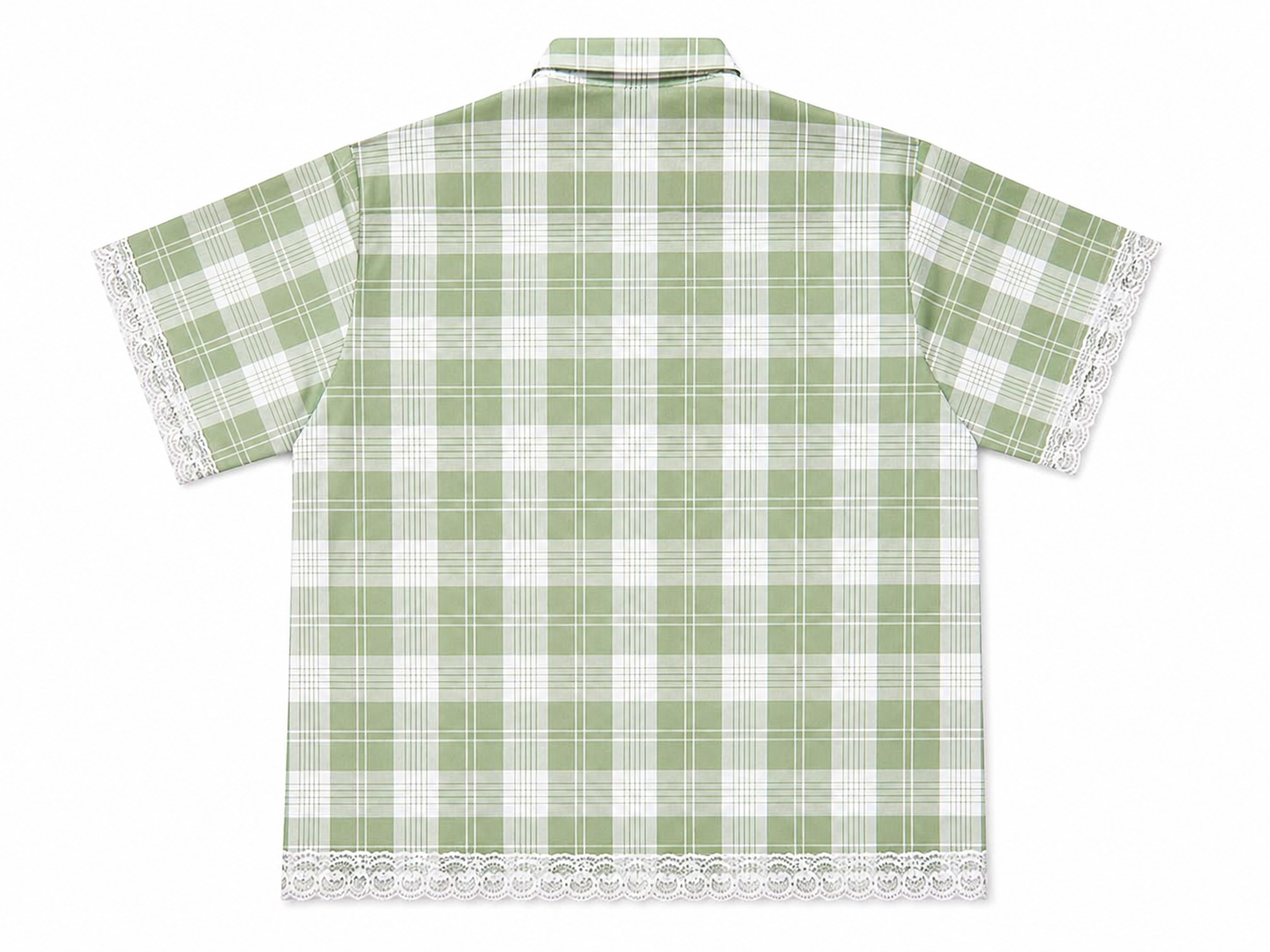 MODERN CHEONGSAM BOXY SHIRT MATCHA