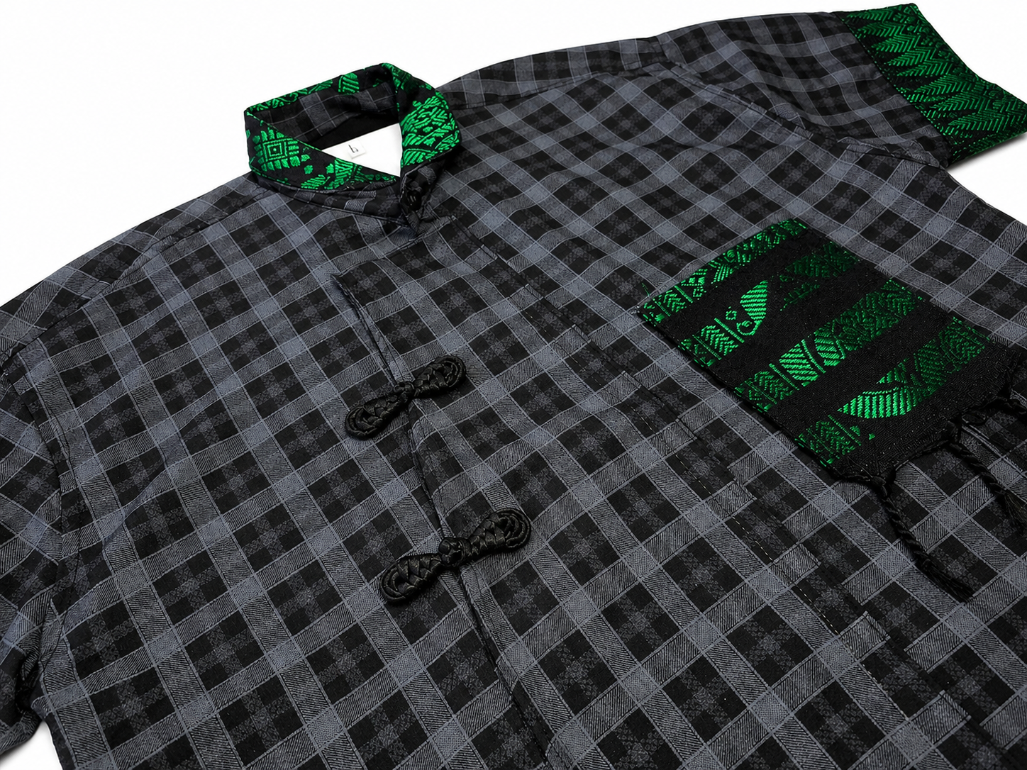 MODERN CHEONGSAM BOXY SHIRT MOONLIT HILL