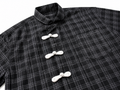 MODERN CHEONGSAM BOXY SHIRT BLACK SWAN