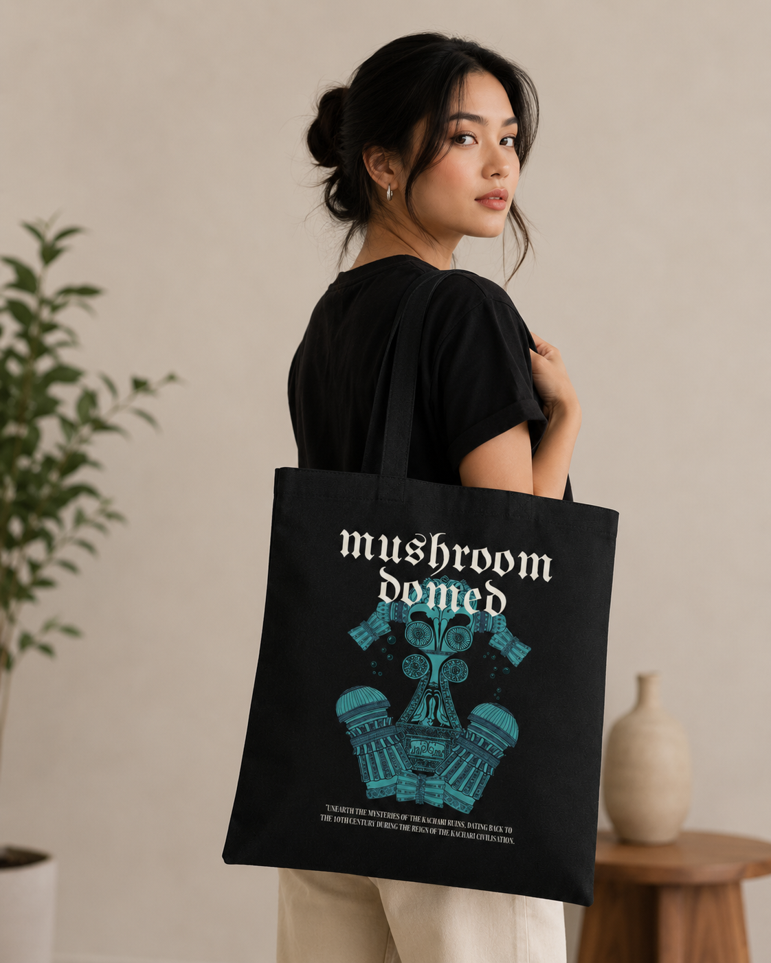 TOTE BAGS : Mushroom Domed