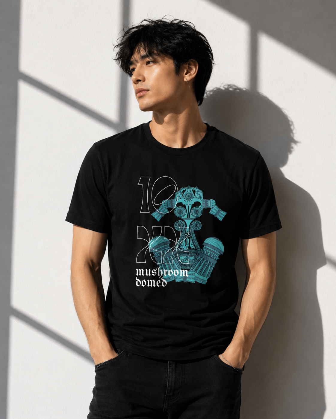 Oversized 'Mushroom Domed' T-Shirt