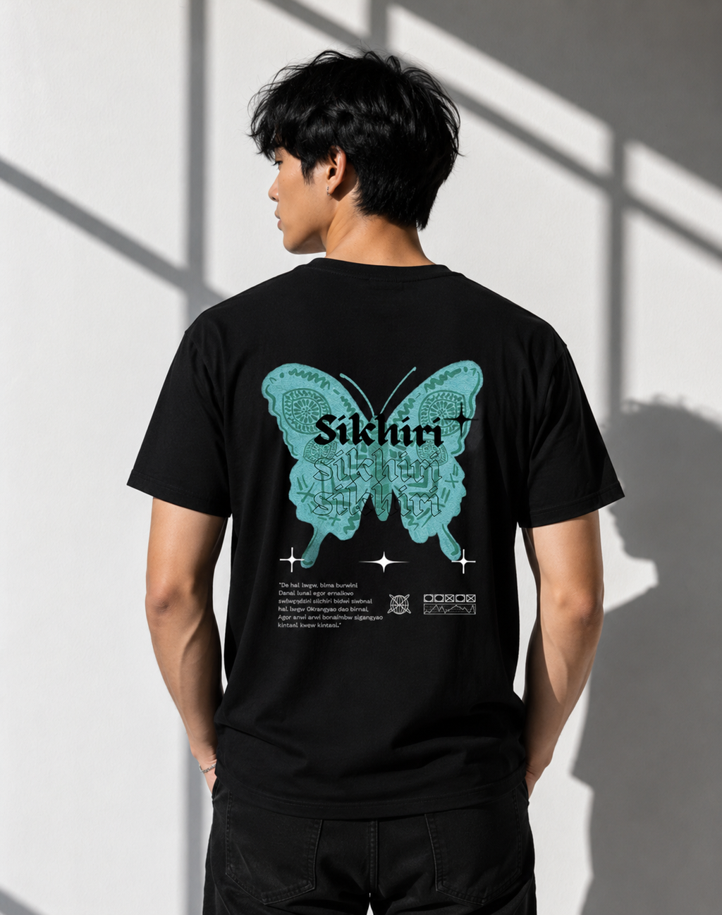 Oversized 'Sikhiri' Couple T-Shirt
