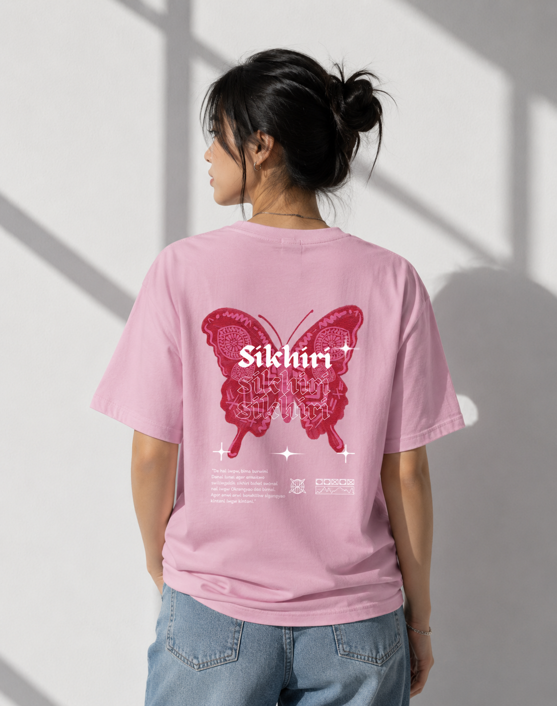 Oversized 'Sikhiri' Couple T-Shirt