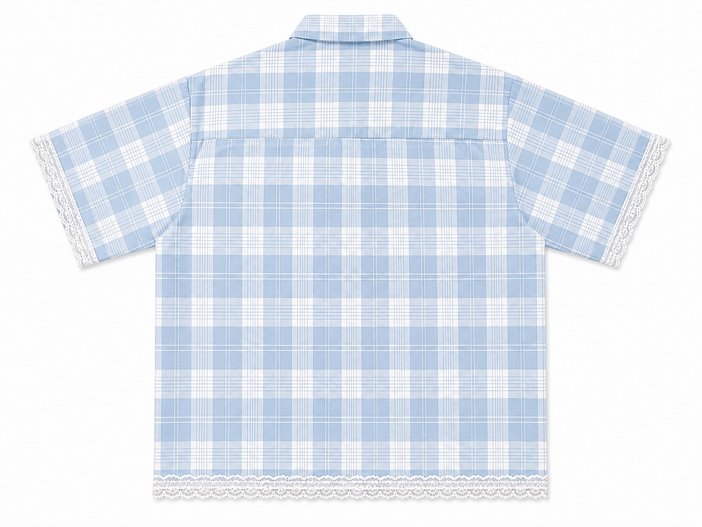 MODERN CHEONGSAM BOXY SHIRT CLOUDY