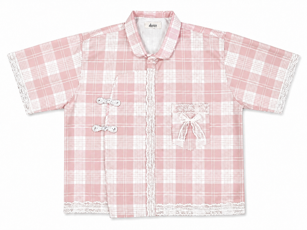 MODERN CHEONGSAM BOXY SHIRT ROSIE