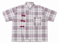MODERN CHEONGSAM BOXY SHIRT DUSTY ROSE