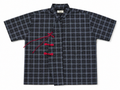 MODERN CHEONGSAM BOXY SHIRT DEEP SEA