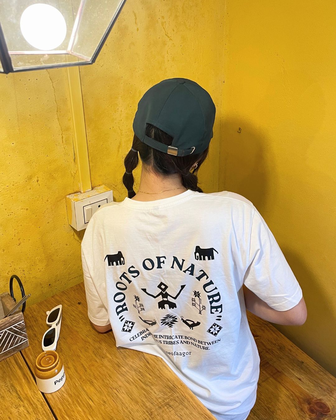 Oversized 'Roots of Nature' T-Shirt