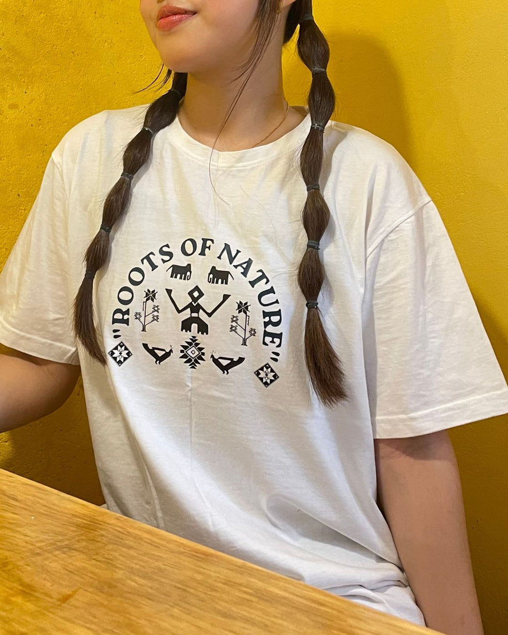 Oversized 'Roots of Nature' T-Shirt