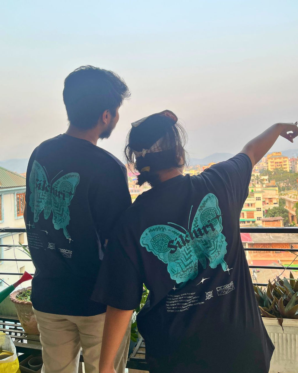Oversized 'Sikhiri' Couple T-Shirt