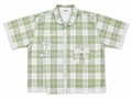 MODERN CHEONGSAM BOXY SHIRT MATCHA