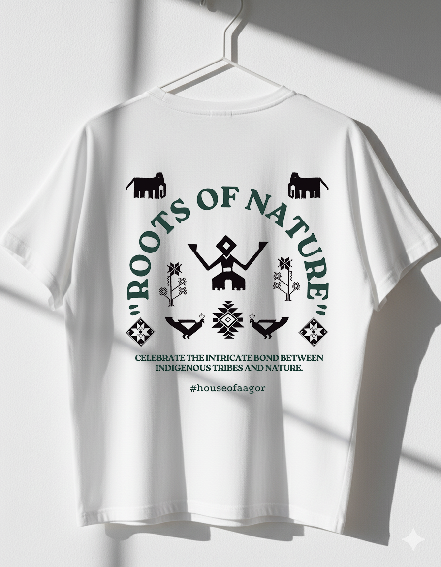 Oversized 'Roots of Nature' T-Shirt