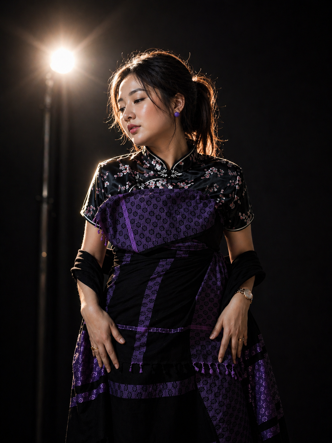 AMETHYST DOKHONA SET