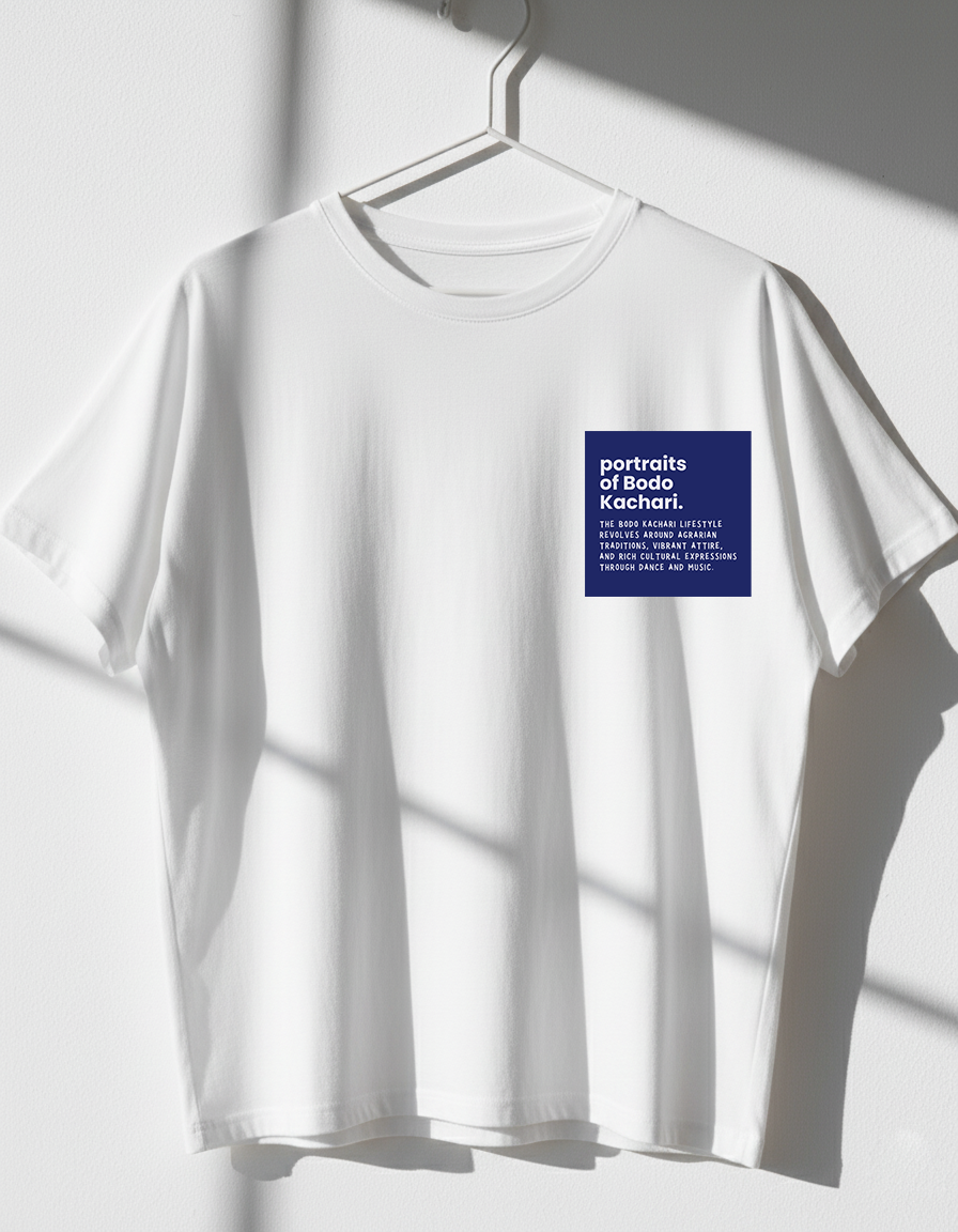 Oversized 'Portraits of Bodo Kachari' T-Shirt