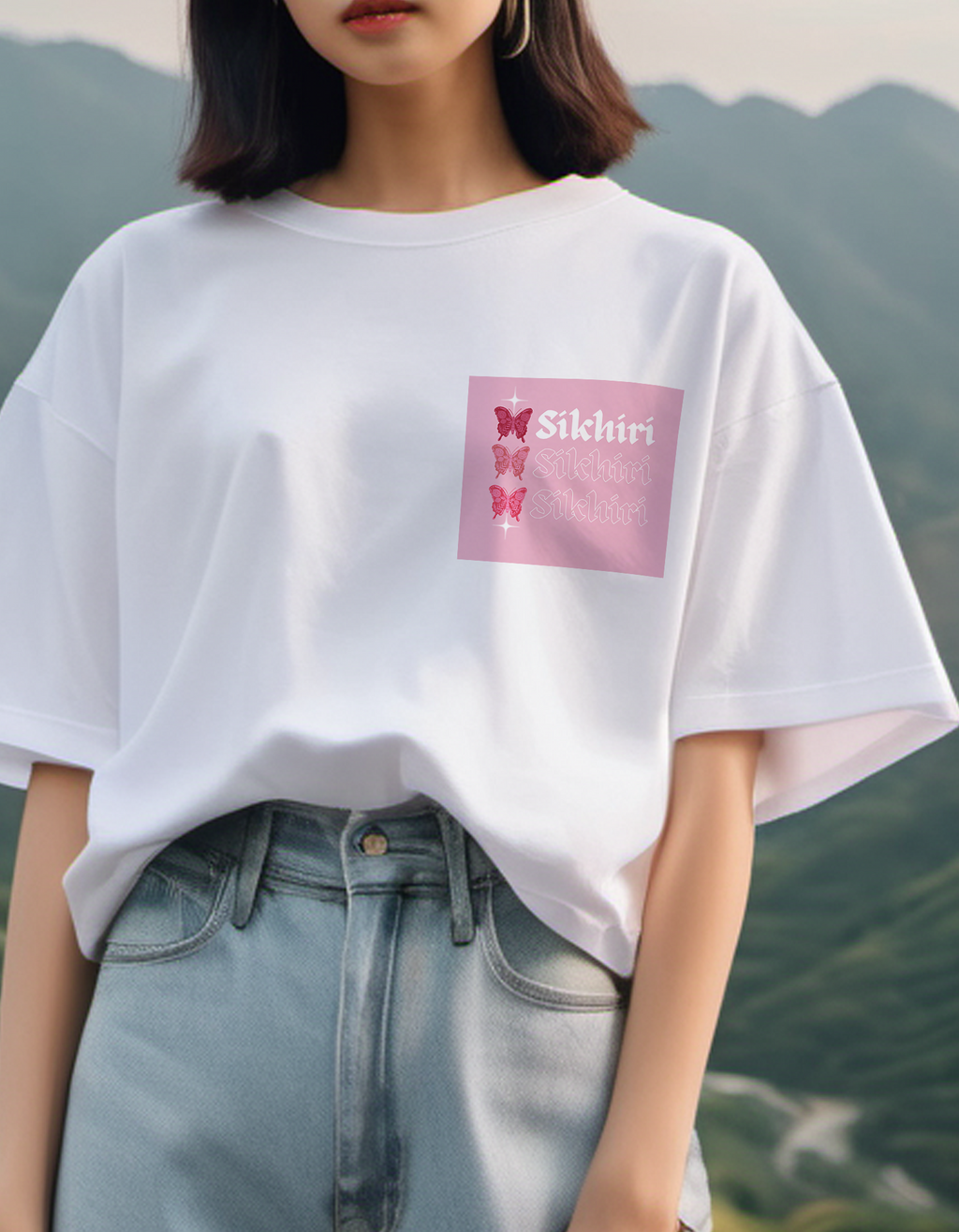 Oversized 'Sikhiri' Couple T-Shirt