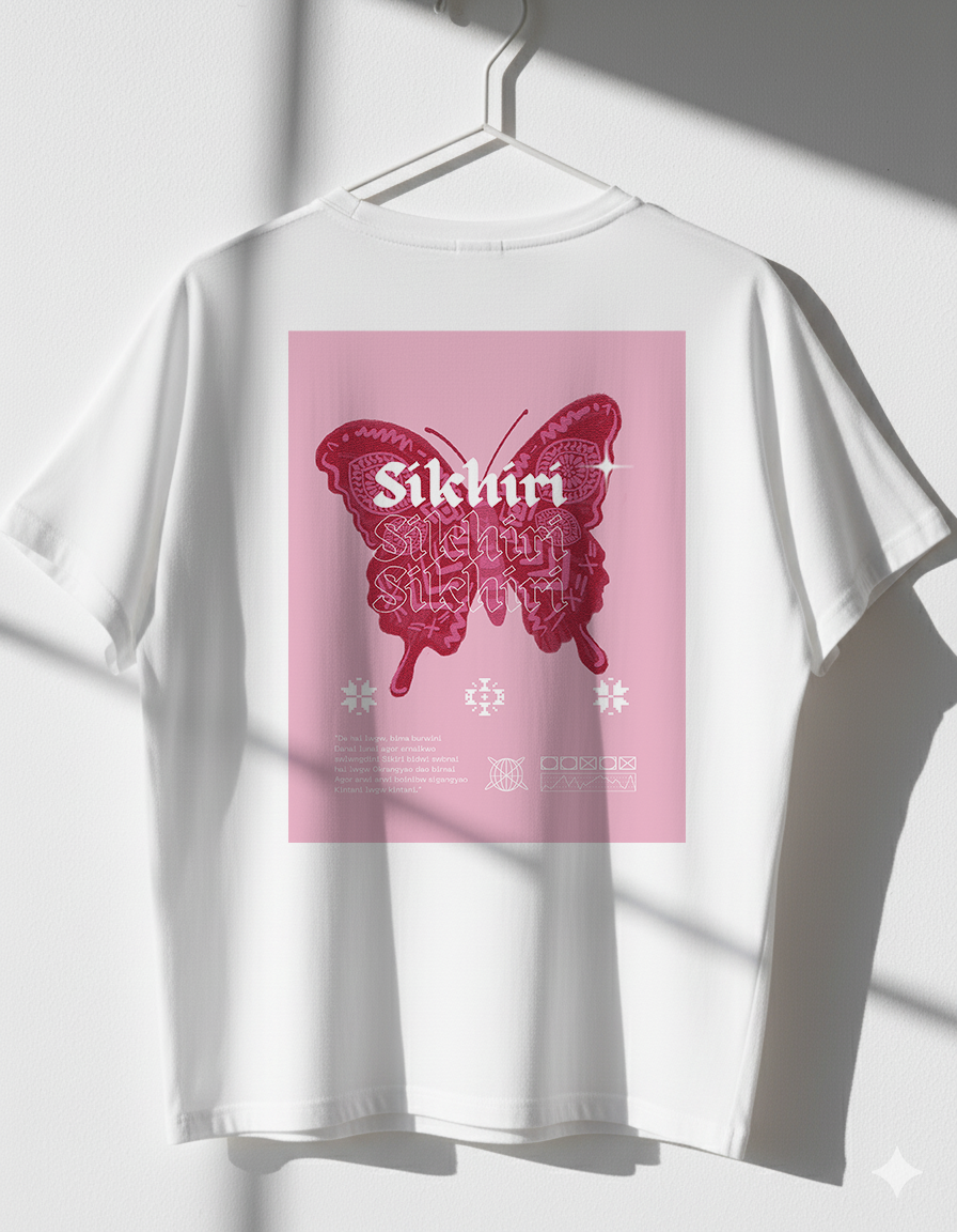 Oversized 'Sikhiri' Couple T-Shirt