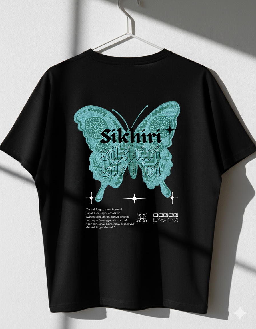 Oversized 'Sikhiri' Couple T-Shirt